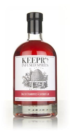 Keepr's Honey Gin - Gin Infused with British Strawberry, Lavender & Honey - 37.5% ABV, 70cl Bottle