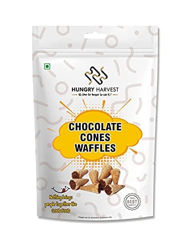 Hungry Harvest Delicious Chocolate Fills Waffle Cones 200 Gram