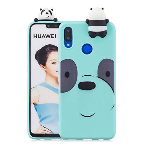 MZBaoLingMeiDongUS Huawei Nova 3i Case - 3D Cute Cartoon Pattern Case Slim Thin Soft TPU Silicone Shell with Bumper Protective Back Phone Cover for Huawei Nova 3i (Panda)