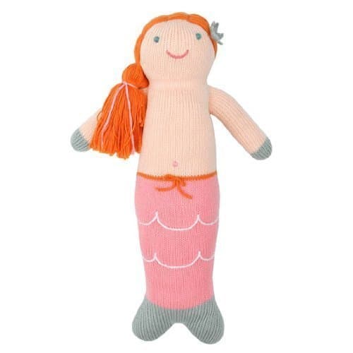 Blabla Doll - Melody The Mermaid - Versatile Doll - Size: 18 inches, Recommended Age: 0+, Material: 100% Cotton, Hand-knit, 100% Safety Tested: Dyes are approved for health and safety assurance