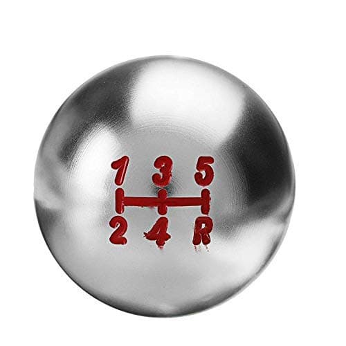 Grodd Momo Full Chrome Metal Transmission Shifting Knob/Gear Knob Gear Shift Universal for Maruti Suzuki Swift Dzire (Set of 1 Pcs)
