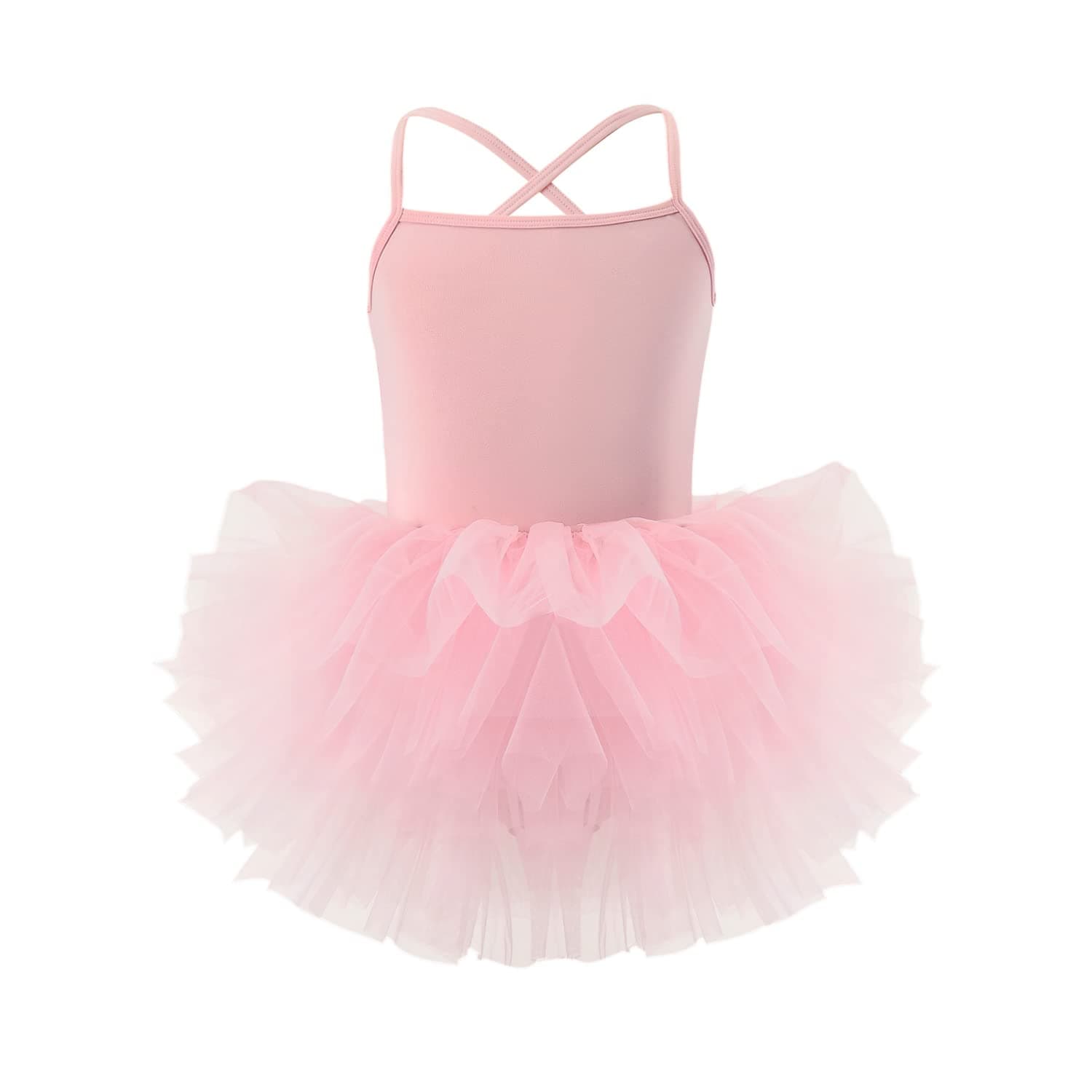 Tutu.kk Toddler Girls Ballet Skirted Leotards Strap Tutu Dress Party Costumes for Dance 18Months to 7t