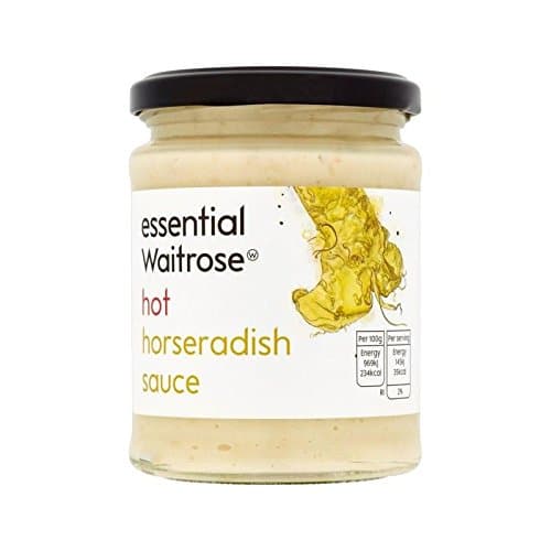 Horseradish Hot Sauce essential Waitrose 285g - Pack of 2