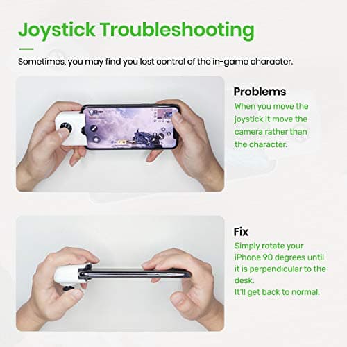 IFYOO Yao L1 PRO Mobile Game Controller Joystick for iPhone (iOS 13.4 or Later, For iOS Mobile Games), Gaming Gamepad Compatible with PUBGG Mobile, Call of Duty Mobile(CODM), Wild Rift, Genshin Impact