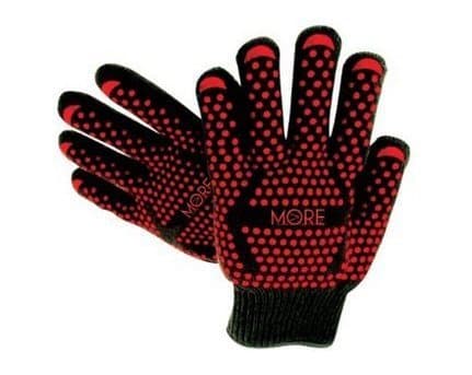 Original Ultra-Premium Extreme Heat Resistant Gloves, EN407 Grill Master Grade Cooking Gloves Great for BBQ, Fireplace Use, Grilling, Cooking, Baking, Smoking, Potholder and Oven Gloves by More