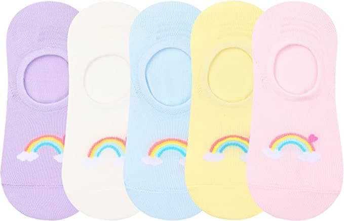 CHACKO Baby Boys and Baby Girls Cotton Low Cut No Show Socks Loafer Kids 3-7 Years Multicolor 5 PAIR