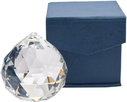 Hanging Crystal Ball / Suncatcher With Gift Box