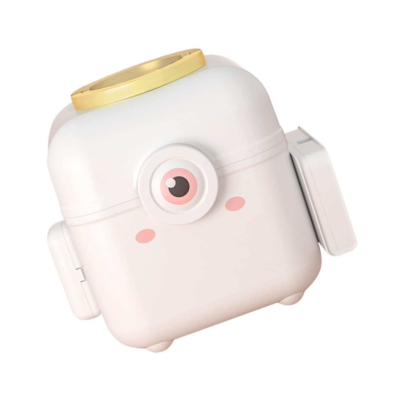 Cabilock Box Portable First Aid Kit Plastic Container Pill Container Plastic Organizer Box Handled Storage Case Craft Carrying Case Top Handle Tool Box Compartment Box Pp White