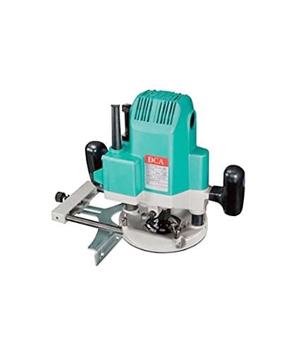 DCA M1R-FF-12 Corded Electric Plastic Wood Router, Green