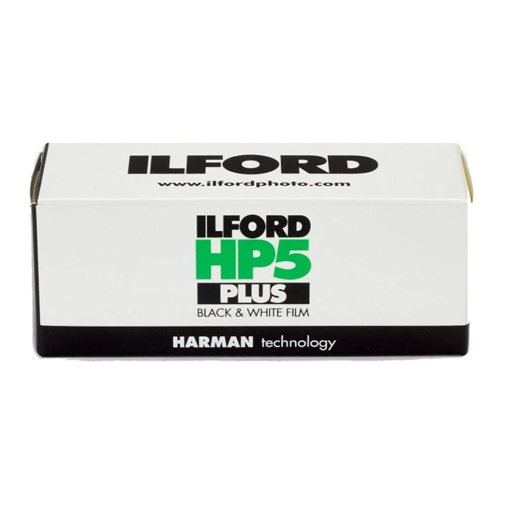 Ilford Photo 1629017 HP-5 Plus 400 Fast Black and White Professional Film, ISO 400, 120 Size (Brown)