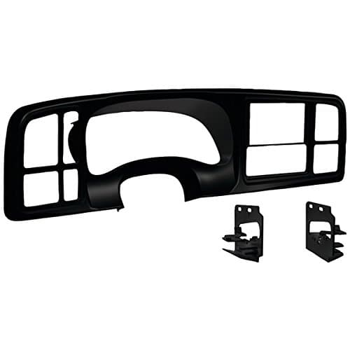 FITS 99 00 01 02 Silverado Sierra Suburban Yukon Tahoe Avalance Double Din Dash Kit Full Size Gm Truck SUV Car Stereo Radio Cd DVD Nav Navigation Video Install Installation Bezel