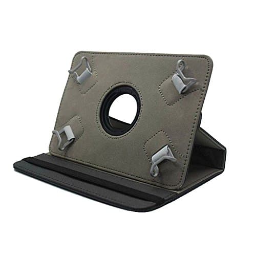 Universal Protective 360 Rotating Case For 10 inch tablets including Digital Reins, Dragon Touch, Contixo and ProntoTec (Black)