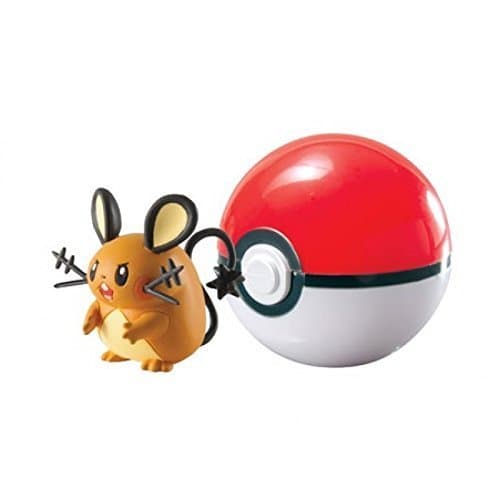 Lively Moments Pokemon - Pokeball for on the go T18870 / T18532 Pokemonfigur Dedenne in Pokeball