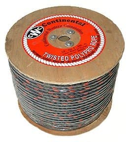 3/8" x 600' California Truck Rope - Black & Orange