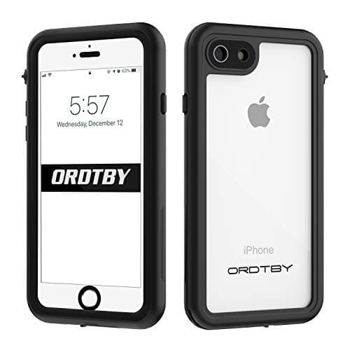 ORDTBY iPhone 7/8/SE Waterproof Case, Underwater Full Sealed Cover IP68 Certified for Waterproof Snowproof Shockproof and Dustproof Case for iPhone 7/8/SE (Clear, 4.7inch)