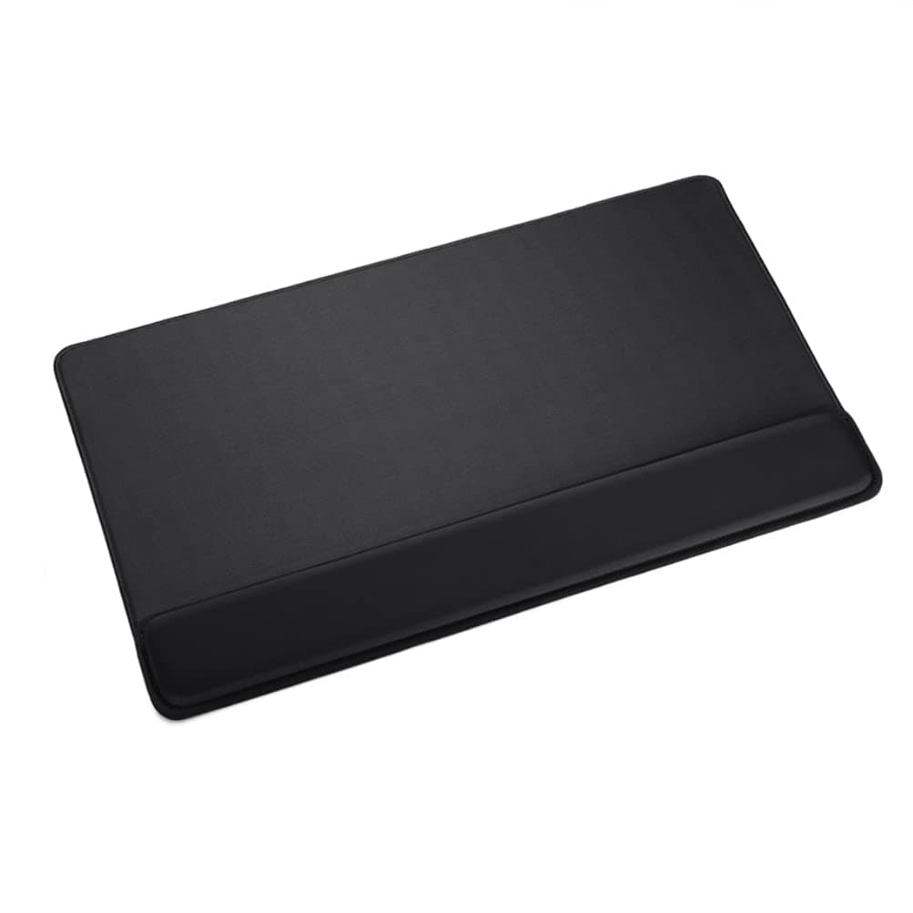 Large Smooth Superfine Fiber Memory Foam Ergonomic Mouse Pad Wrist Rest Support, Mousepad with Nonslip Base for Laptop, Computer, Gaming & Office