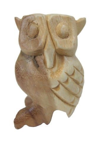 Hooting Owl Whistle Toy - Hand Carved - Really Hoots!