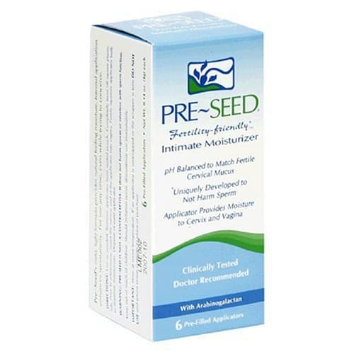 Pre-Seed Fertility-Friendly Intimate Moisturizer, 0.14-Ounce Pre-Filled Applicators in 6-Count Boxes (Pack of 2)