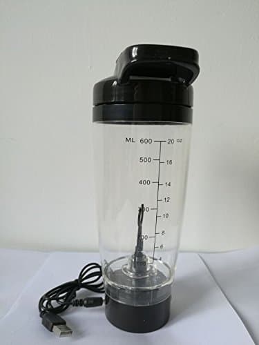 SUNFUL USB TYPE Electric Cyclone Protein Juice Shaker Powder Blender Mixer Cup 600ml Sports Bottle