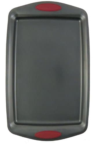 18 Inch Baking Pan Deep Nonstick Bakeware Silicone Handles