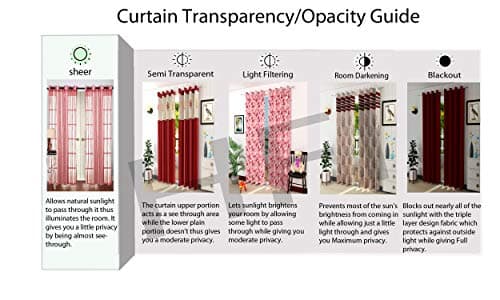 Handloomwala Premium Beads String Long Door Curtain - 9ft, Brown