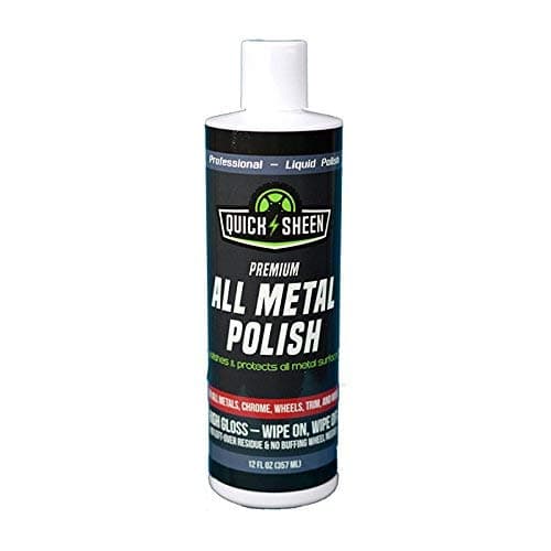 | All Metal Polish & Sealer in One - Work On All Types of Metals Including Chrome, Aluminum, Stainless Steel, Billet, Magnesium, Pewter, Brass, Copper, Gold, Platinum
