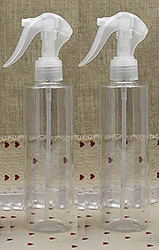 Empty Mist Trigger Plastic Spray Bottle For Multi Use 200Ml Pack Of 2, Perfume, Transparent