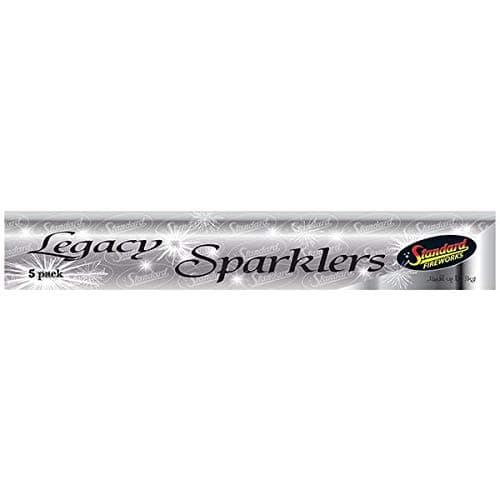 25cm (10") Legacy Handheld Sparklers (25 Sparklers - 5 Packs)