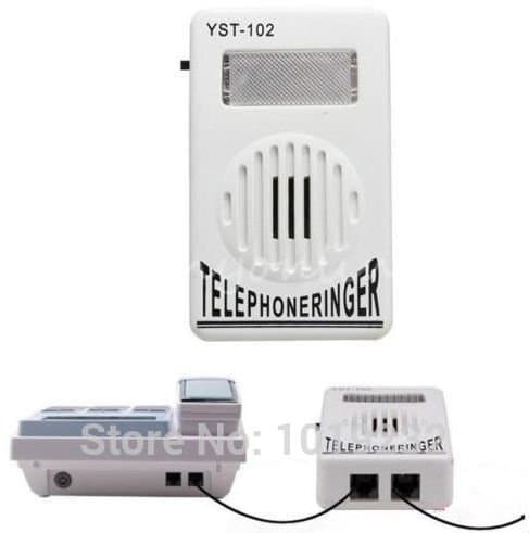 Generic Extra-Loud Telephone Ringer Strobe Light Flasher Bell Ringer Phone Ringing Help Ringers Ringtones Amplifier