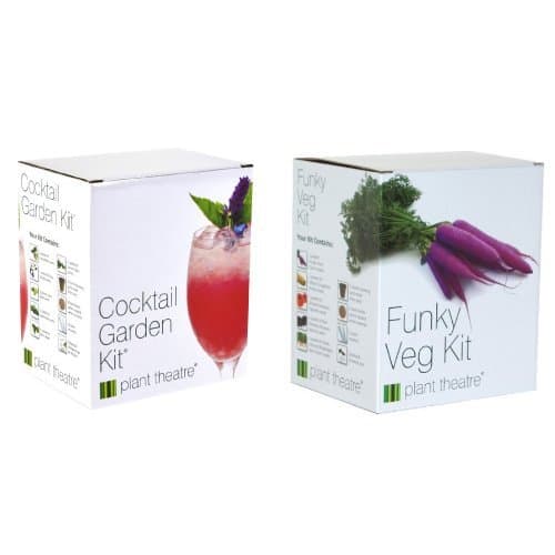 Plant Theatre Cocktail Garden Kit & Funky Veg Kit Bundle
