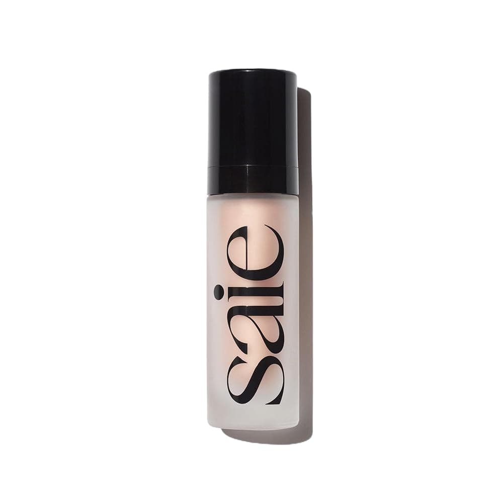- Saie Glowy Super Gel - Hydrating Makeup Primer and Illuminating Glow Serum Enriched with Vitamin C and Squalane Oil - All-Over Liquid Highlighter Makeup for Instant Glass Skin - Warmglow (1 oz)