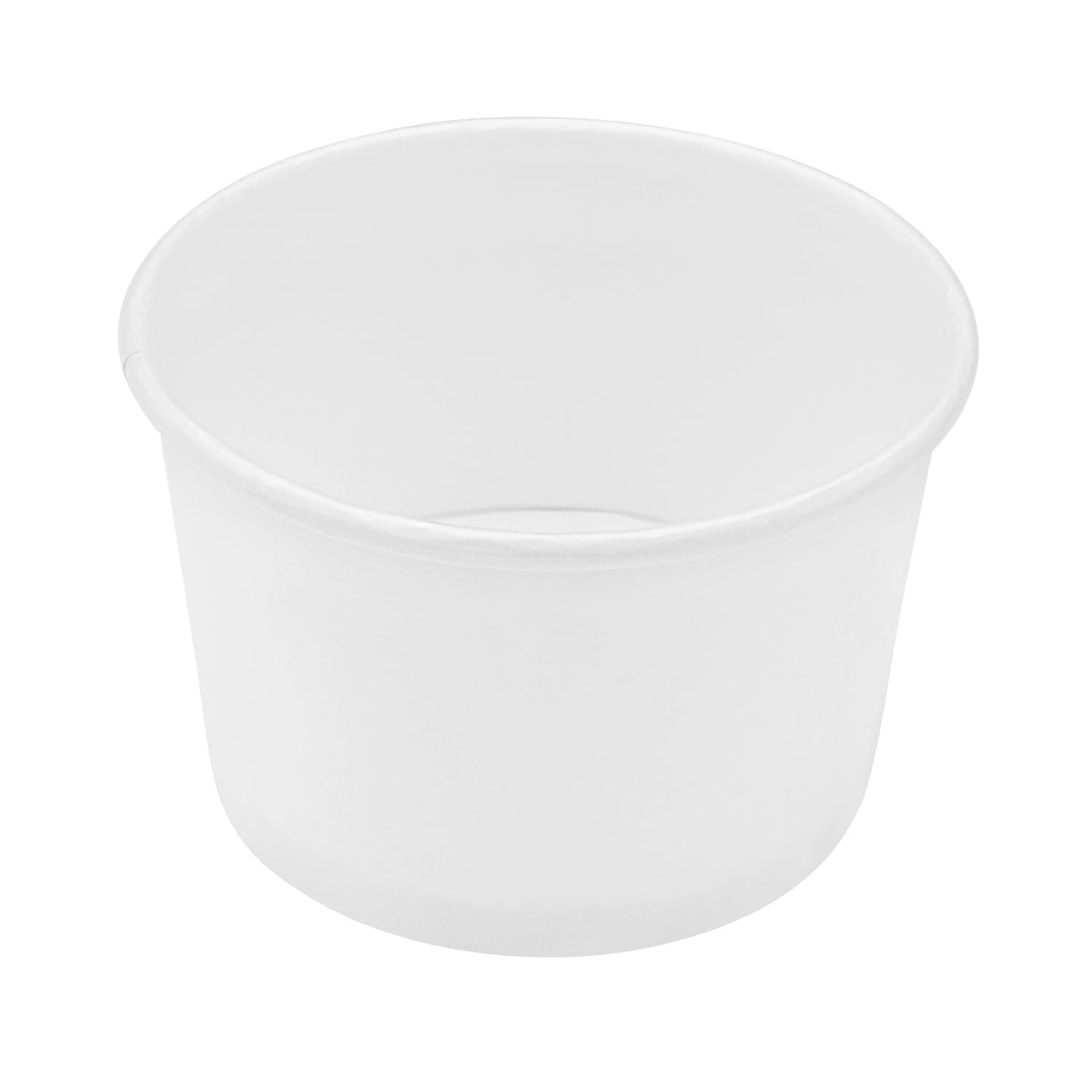 Karat [4oz - 1000 ct] Paper Ice Cream Cups for Hot/ Cold Food - Ideal for Ice Cream, Gelato, Yogurt and Snacks - White (C-KDP4W)