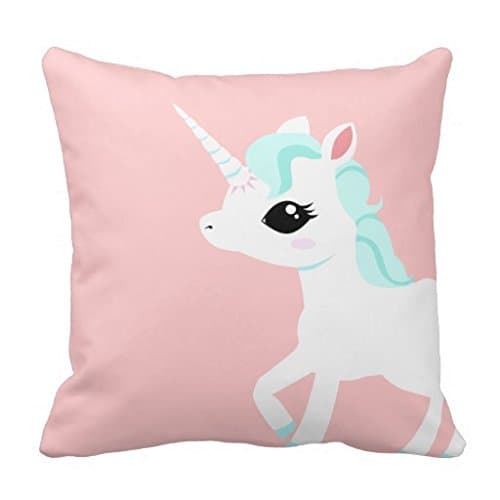 UWeb2R Little Unicorn with Blue Mane Throw Re96a17a5134f4babaaa9738bf66a8379 I5fqz 8byvr Pillow Case