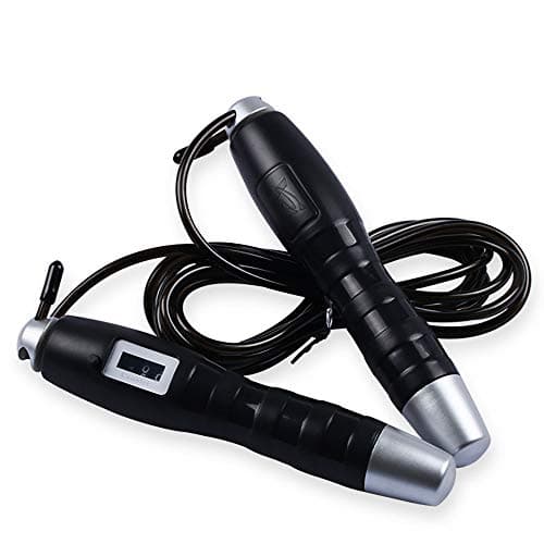 SEVEN HITECH Speed Jump Rope Adjustable Jumping Rope Weight-bearing Count Rope Fitness Light Skipping Rope for Women Tangle-Free Crossfit Jump Rope for Aerobic Exercise Like Speed Training