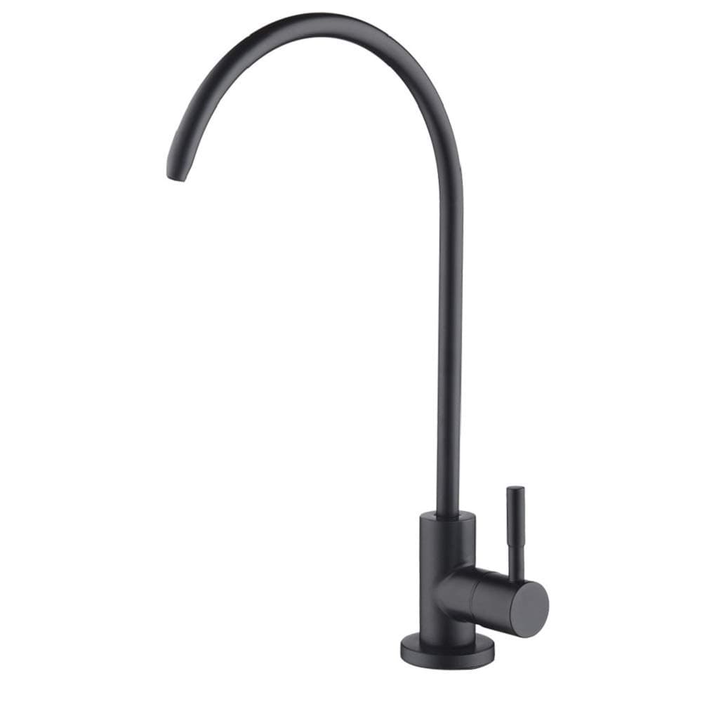 Drinking Water Faucet Matte Black, Kitchen Water Purifier Faucet for Non-Air Gap Reverse Osmosis Water Filtration System