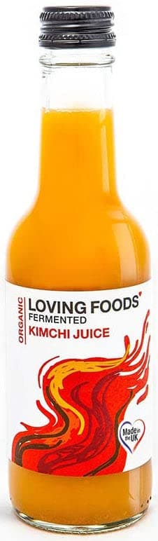 *Organic & Made in the UK* Classic Kimchi Juice (250ml) Raw, Unpasteurised & Bursting with Beneficial Live Bacteria (1 x Bottle)