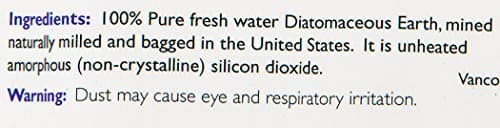 Lumino Home Diatomaceous Earth Fresh Water, Food Grade Pure, 9 Ounce