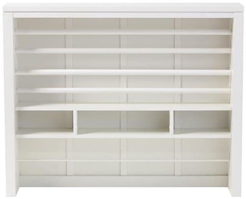 Home Decorators Collection Martha Stewart Living Craft Space Gift wrap Hutch, 34" Hx42 Wx14 W, Picket Fence