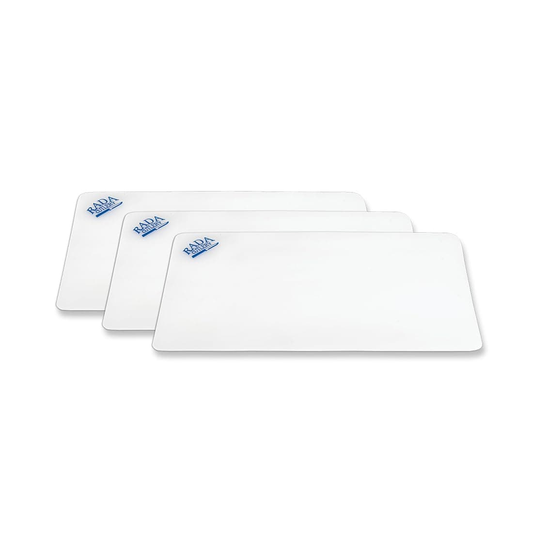 Cutlery Plastic Flexible Cutting Board, 7x10 in, Made in USA, White, Pack of 3