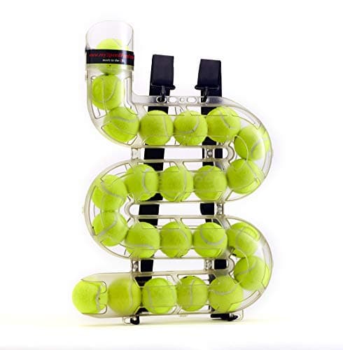Tennis Ball Feeder Training Tool Convenient Ball Storage Device | Alternative to Stationary Ball Baskets | Holds 23 Tennis Balls | Made in USA | 20.25” x 14” x 3.25
