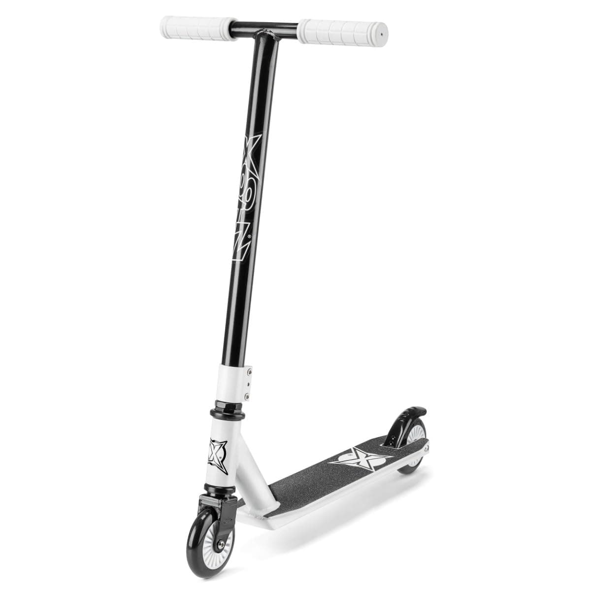 Xootz Phantom Stunt Scooter, Adult and Kids Kick Scooter, Freestyle, T Bar Scooter, Black