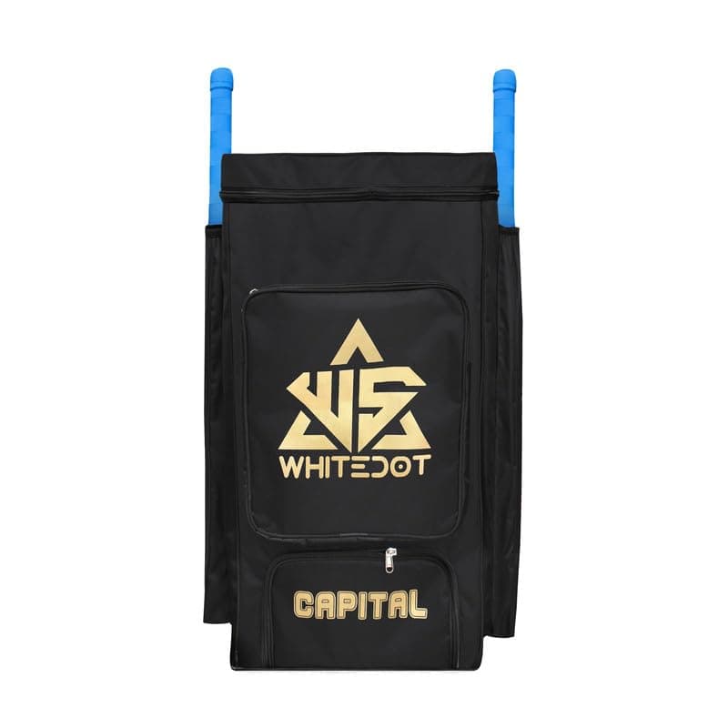 Capital Duffle Cricket Kitbag, Suitable for All Players, Black, Set of 1 Kitbag