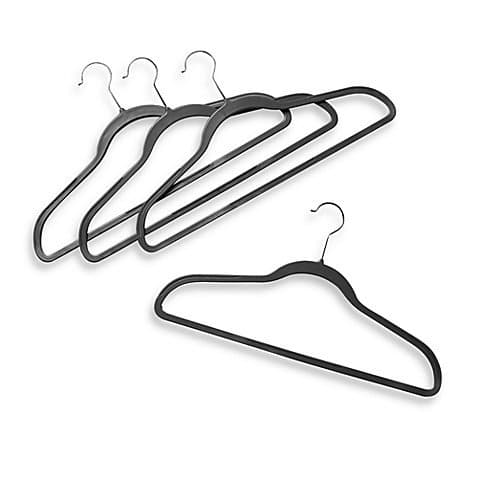 Studio 3BTM Slim GripsTM Hangers (Set of 16) (Frost Grey) by Studio 3B