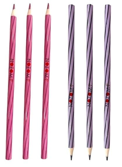 NOZOMI Non-Breaking Hematoxylin and Eosin Pencils Trial Pack – Ideal for Medical Students (3 Pencils Each)