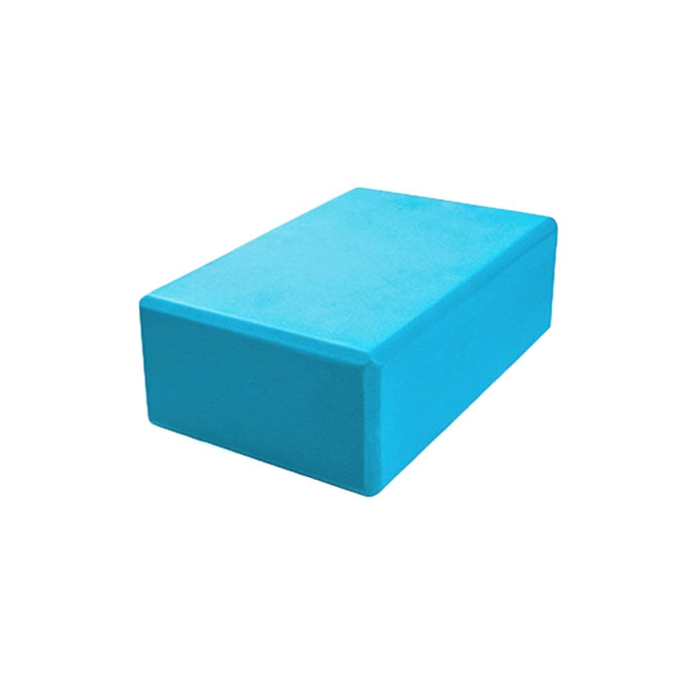 Healifty Yoga Block EVA Foam Brick Soft Non-Slip Surface Provides Stability and Balance for Yoga Exercise Pilates Meditation Blue