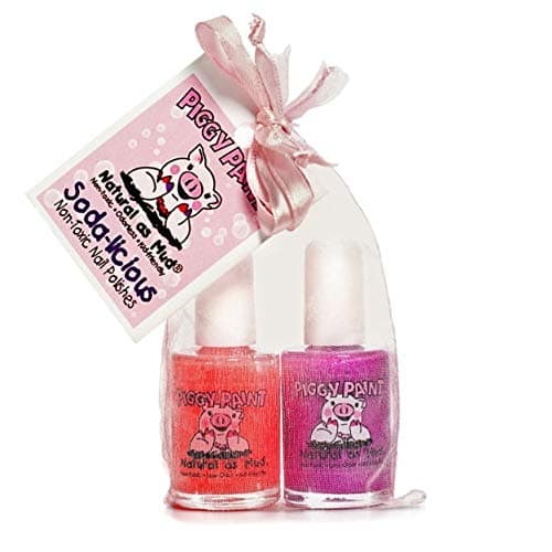 Piggy PaintSoda-licous Kids Nail Varnish Set with 2 Children’s Nail Polishes