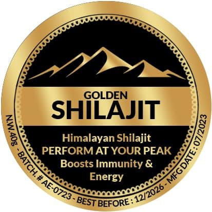 Shilajit Organic Resin | 40g Pure Golden SHILAJIT Supplement | Vegan & 100% Himalayan Origin | Boosts Immunity & Energy | 85+ Minerals Rich in Fulvic & Humic Acid, Minerals