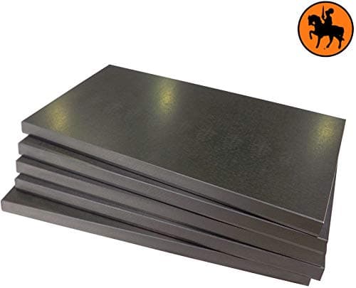 Set of 5 Carbon Vanes for Rietschle VTB 250|526098/527958/526623