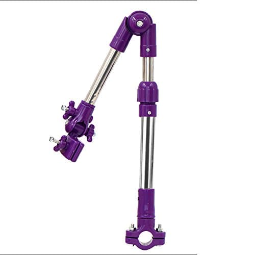 Umbrella Stand / Bicycle Umbrella Stand / Telescopic / Folding / Rotating / Multi-function Umbrella Stand ( Color : Purple )