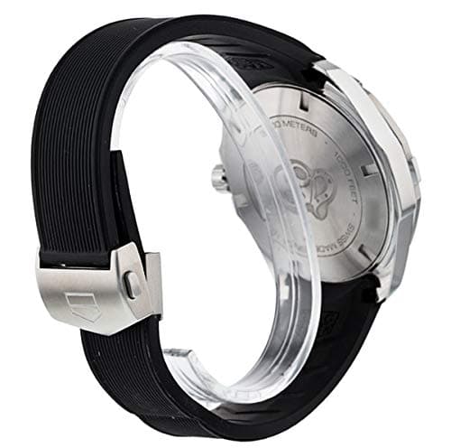 Tag Heuer Aquaracer Black Dial Men's Rubber Watch WAY111A.FT6151